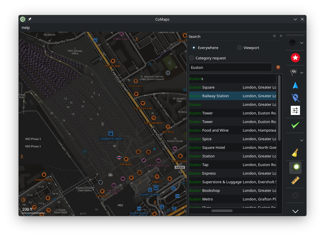 Searching for Euston Station