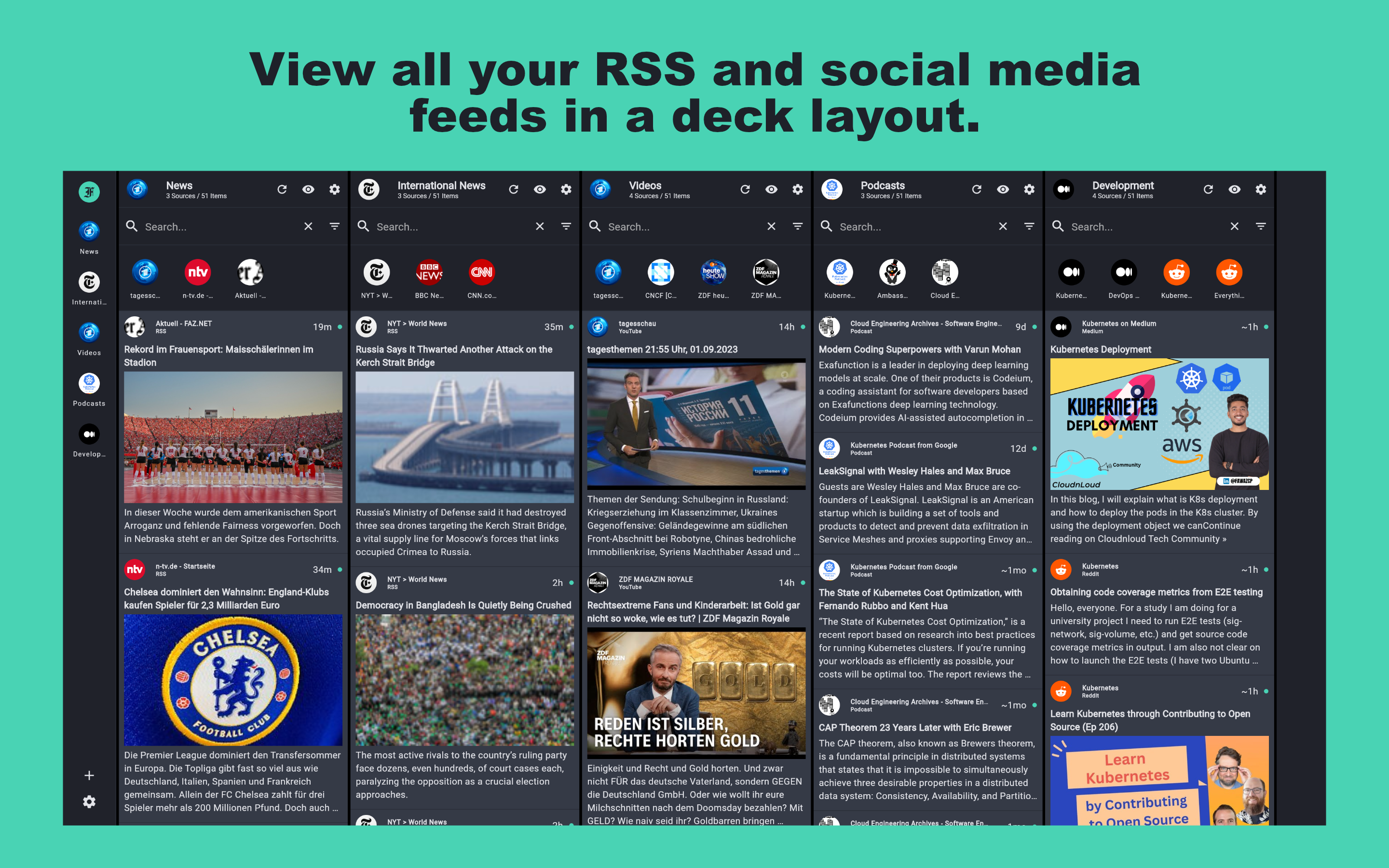 Screenshot 1 of FeedDeck
