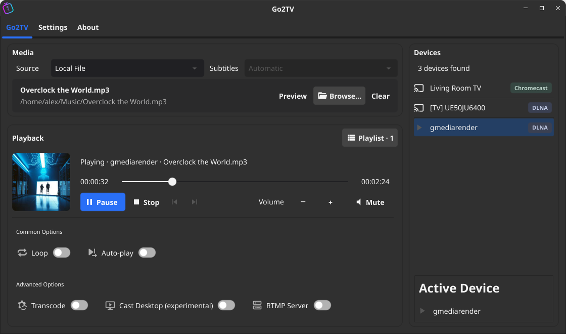Screenshot 2 of Go2TV