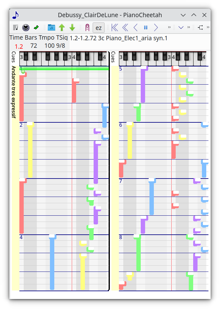 Screenshot 1 of PianoCheetah