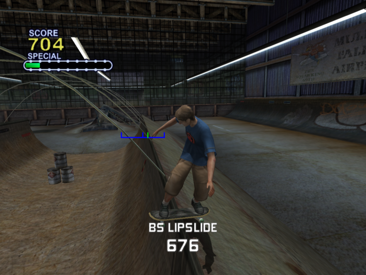 "Tony Hawk's Pro Skater 2x" running in xemu