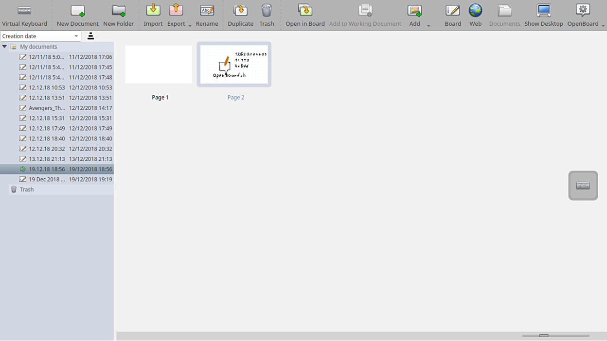 OpenBoard screenshot 3