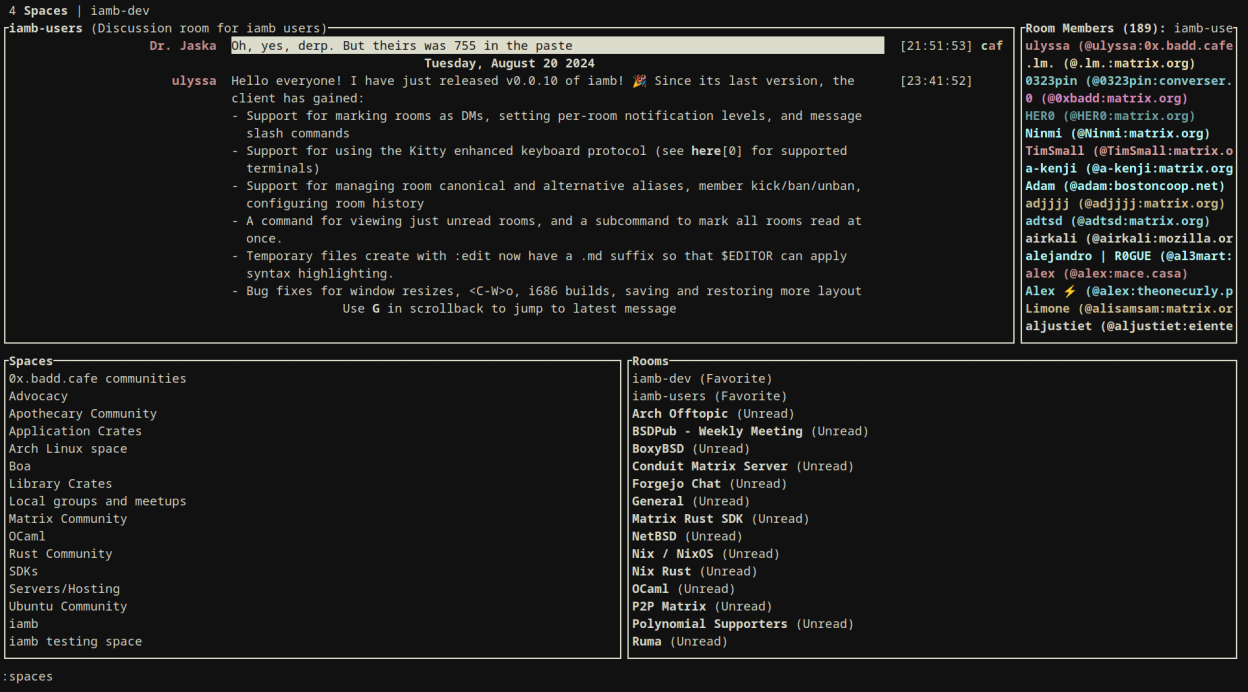 iamb screenshot
