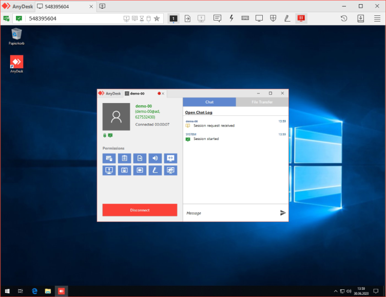 Anydesk screenshot 2