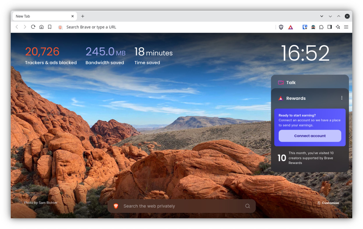 Brave Browser screenshot 2