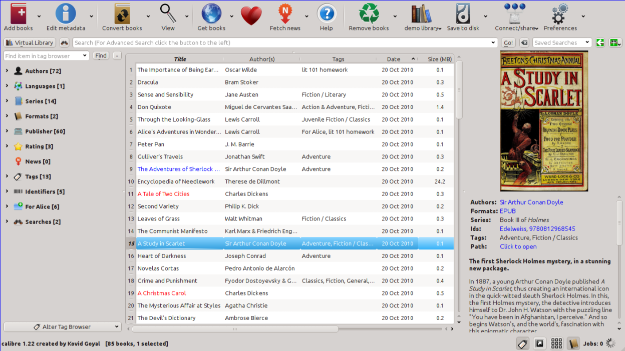 calibre screenshot 1