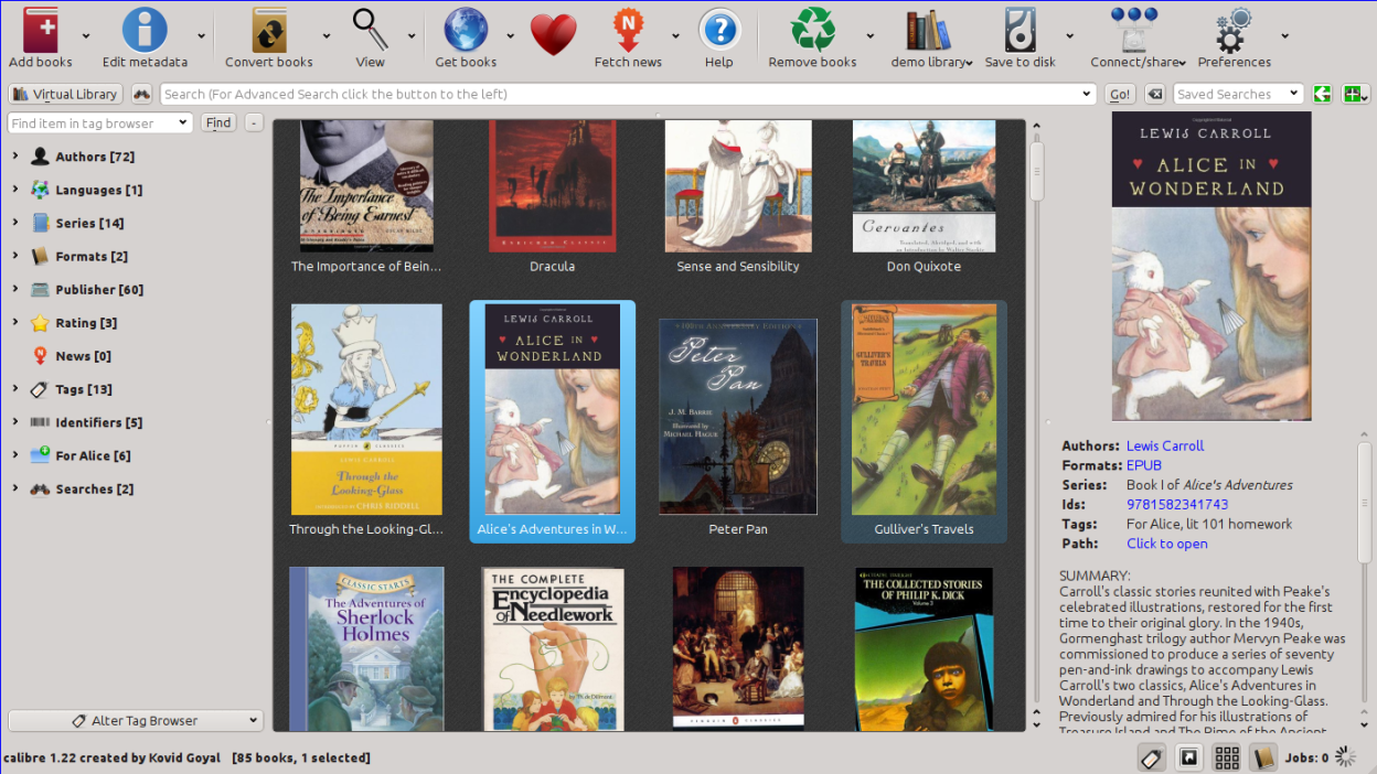 calibre screenshot 2