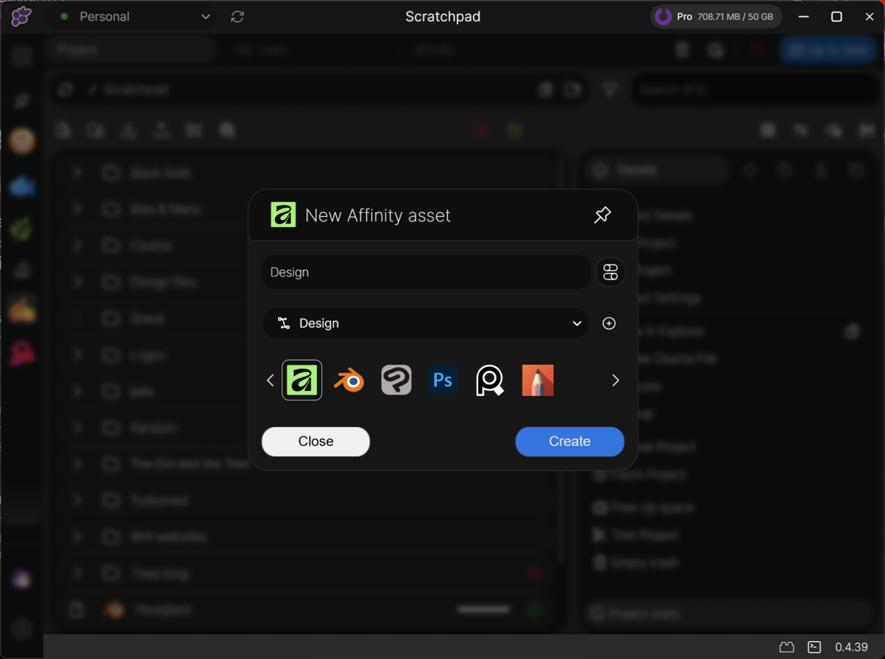 Organize your creative work with project and task templates