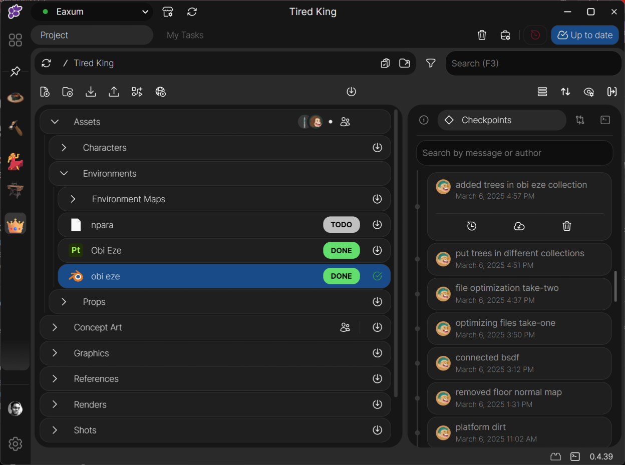 Browse the complete version history of your files