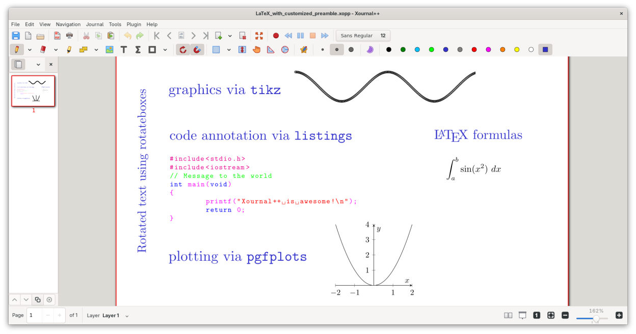 LaTeX with customized preamble