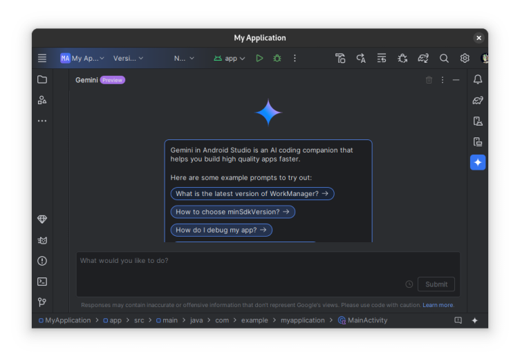 Android Studio screenshot 2