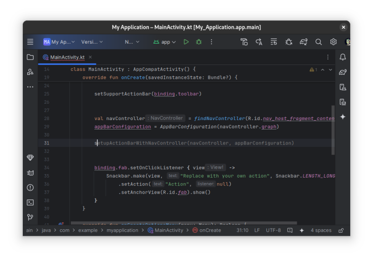 Android Studio screenshot 3