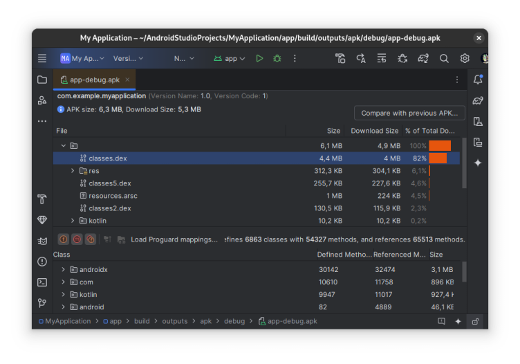 Android Studio screenshot 6