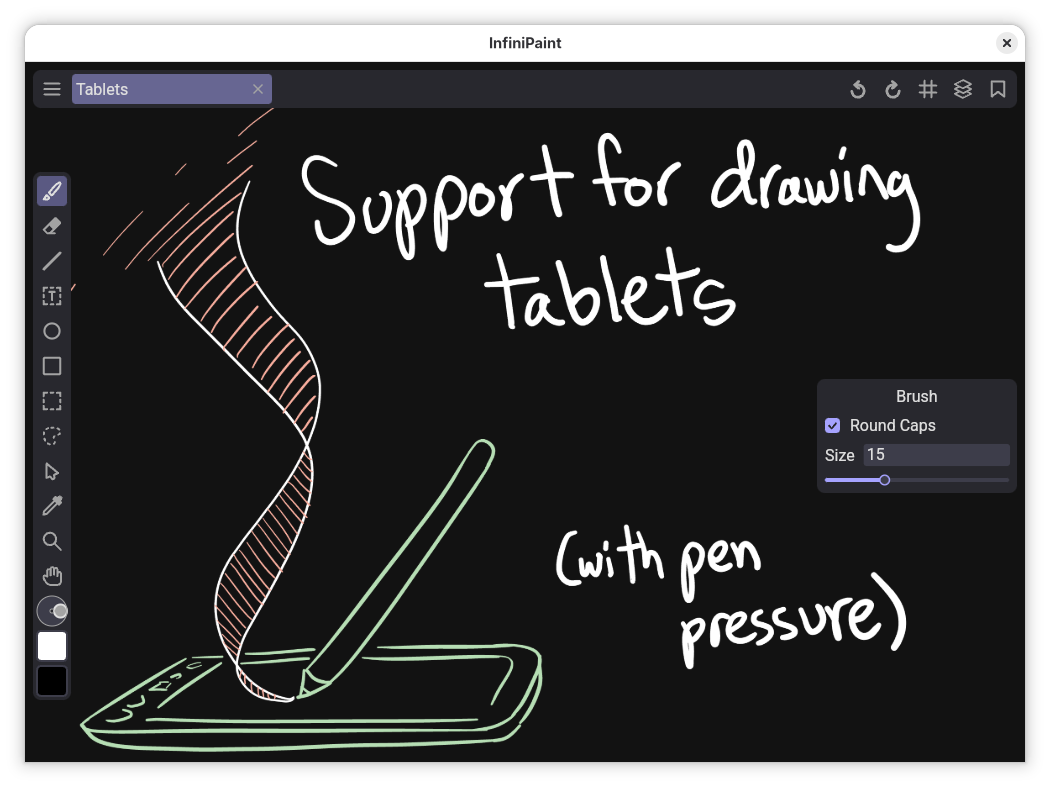 Screenshot 2 of Infinipaint