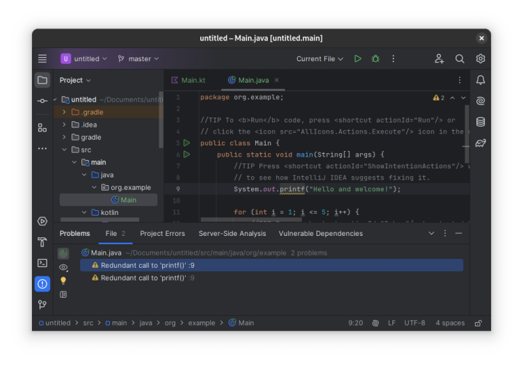 IntelliJ IDEA screenshot 4