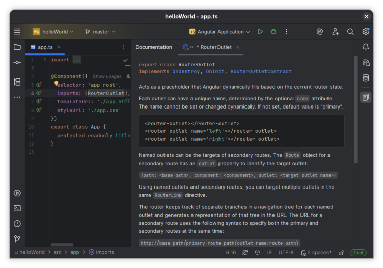 WebStorm screenshot 4