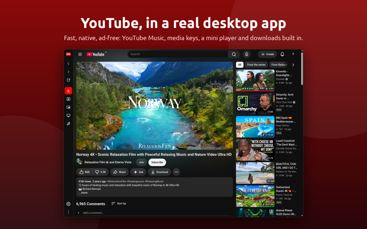 Watch YouTube without ads in desktop mode, with dislike counts and SponsorBlock markers