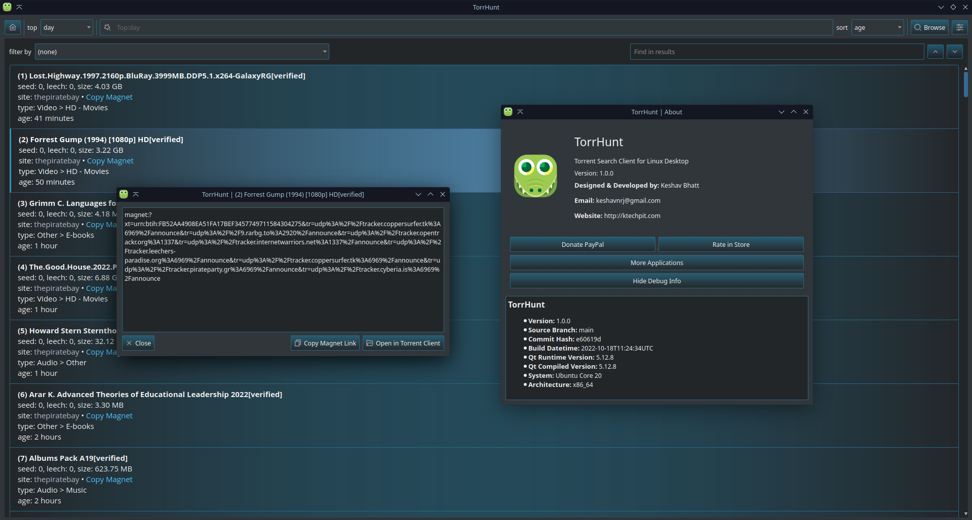 Install Torrhunt on Linux | Flathub