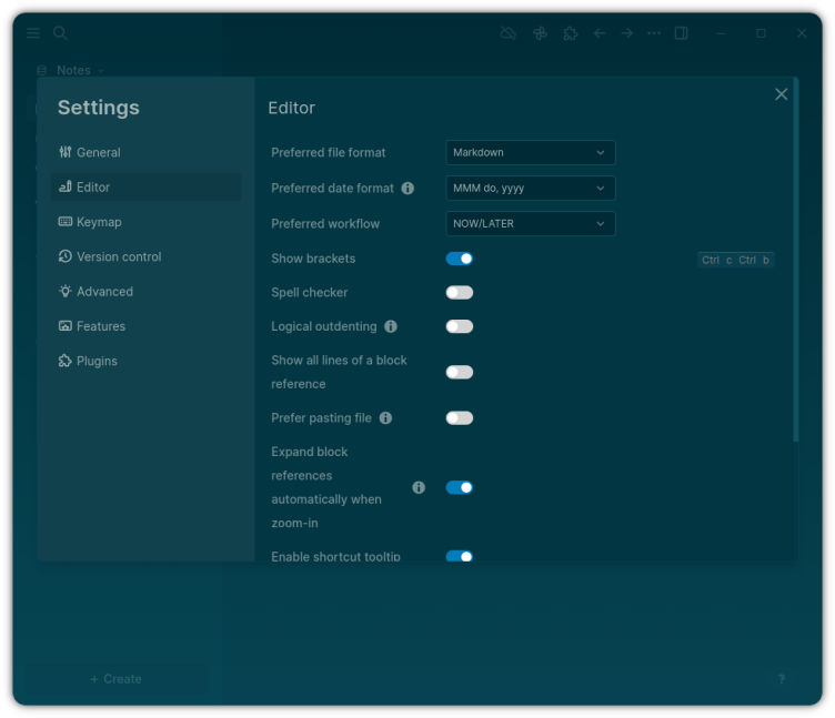 Logseq screenshot 4