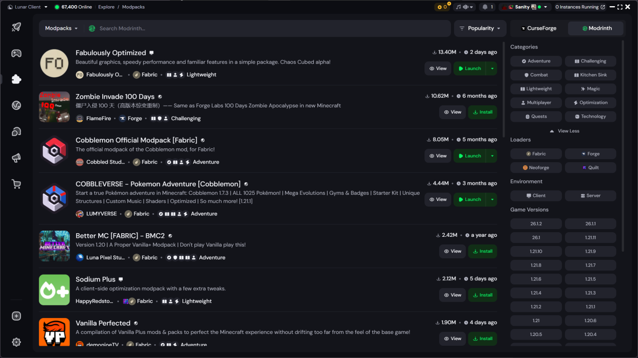 Lunar Client screenshot 2