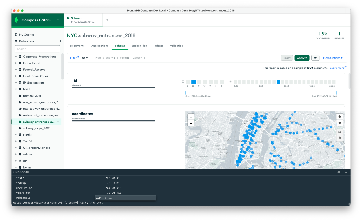 MongoDB_Compass screenshot 1