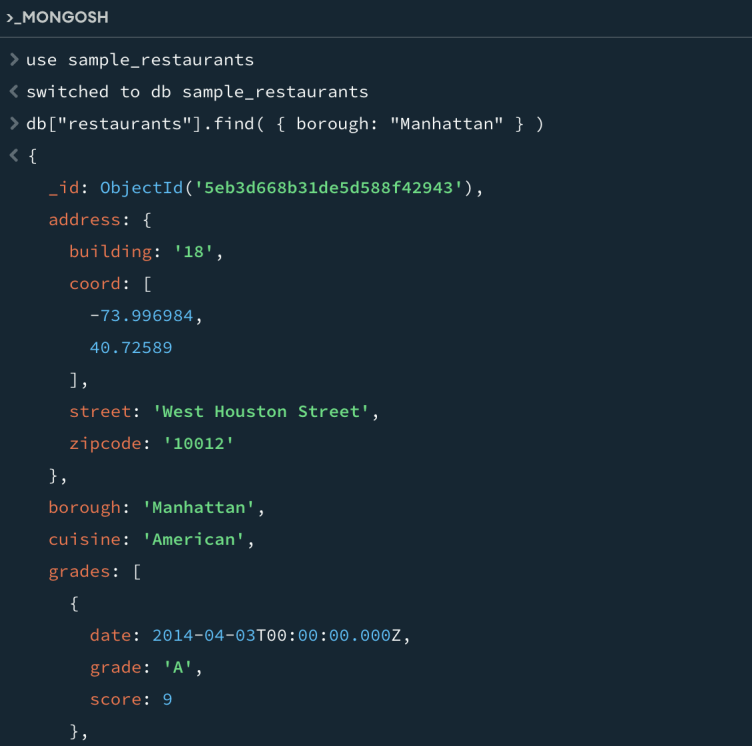 MongoDB_Compass screenshot 3