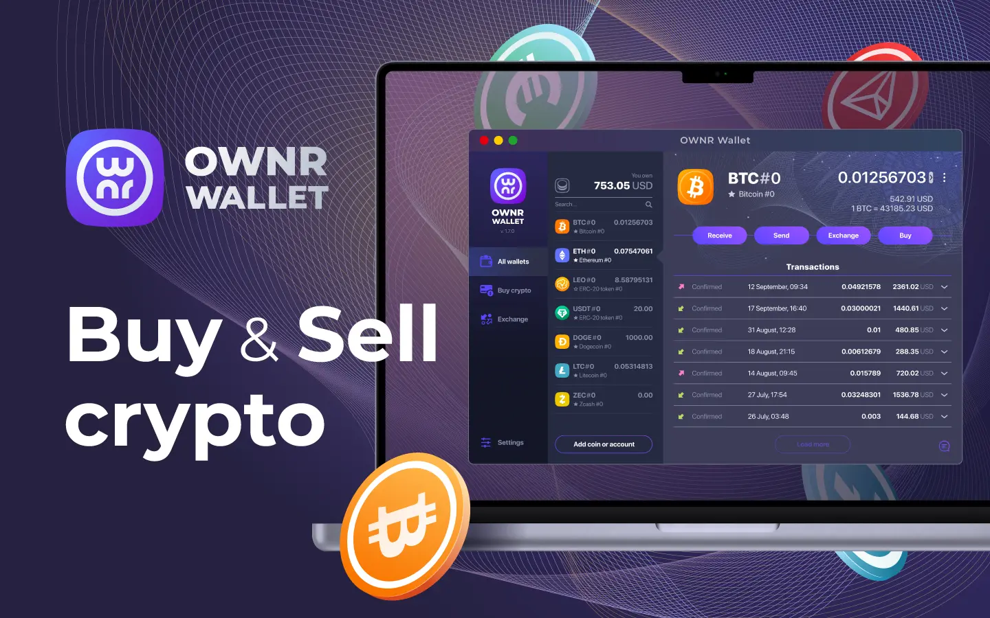Installeer OWNR Crypto wallet & Visa Card op Linux | Flathub