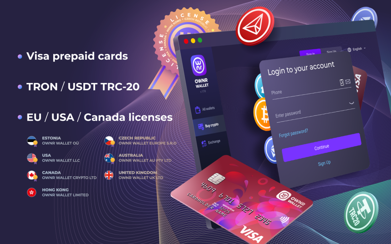 Install OWNR Crypto wallet & Visa Card on Linux | Flathub