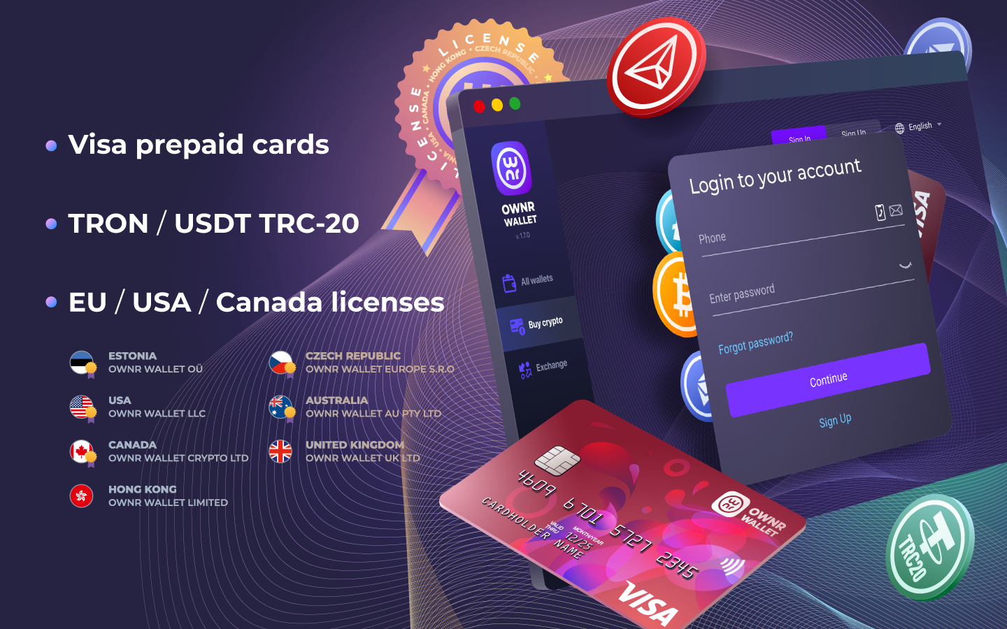 Install OWNR Crypto wallet & Visa Card on Linux | Flathub