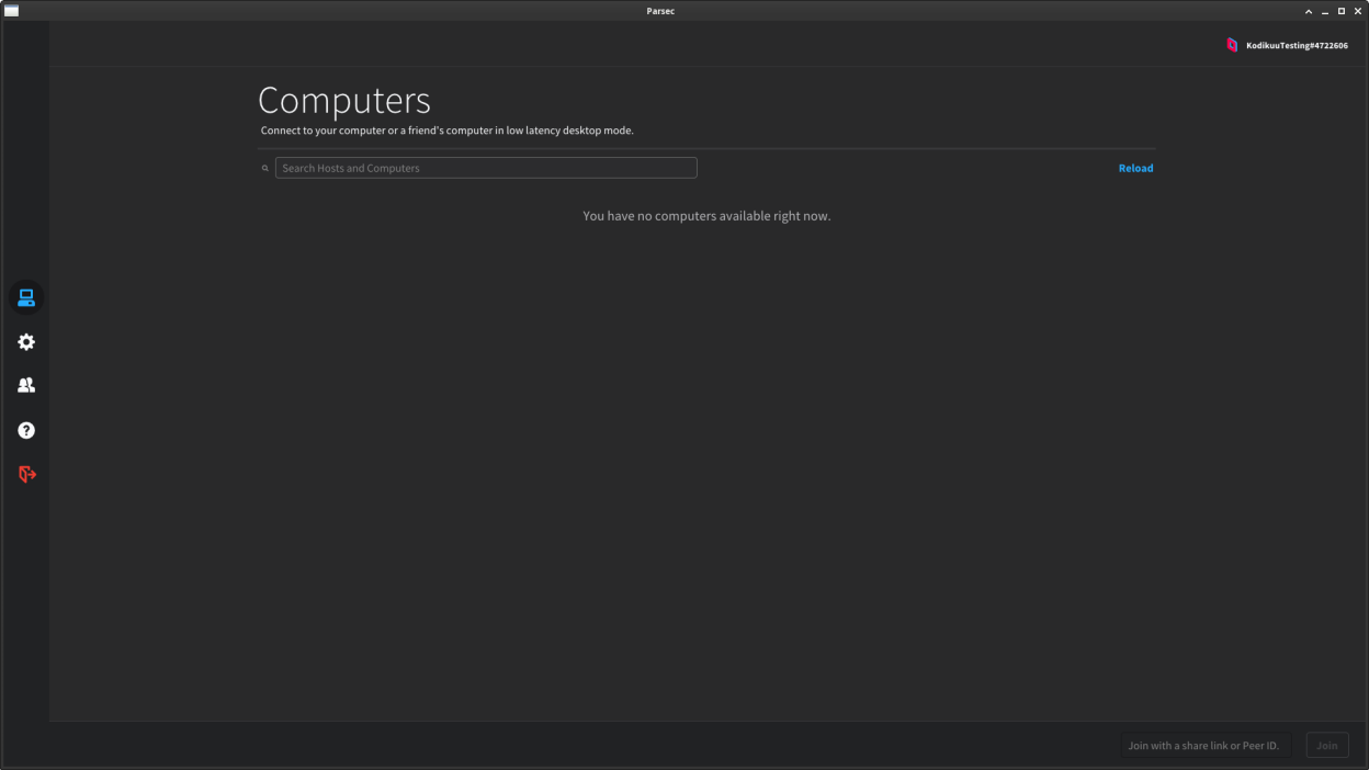Parsec screenshot 2