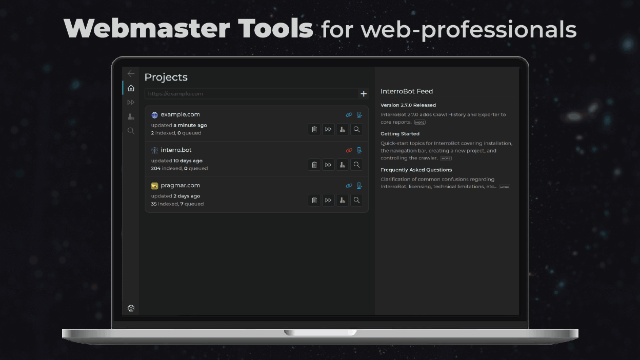 InterroBot web crawler and analyzer.