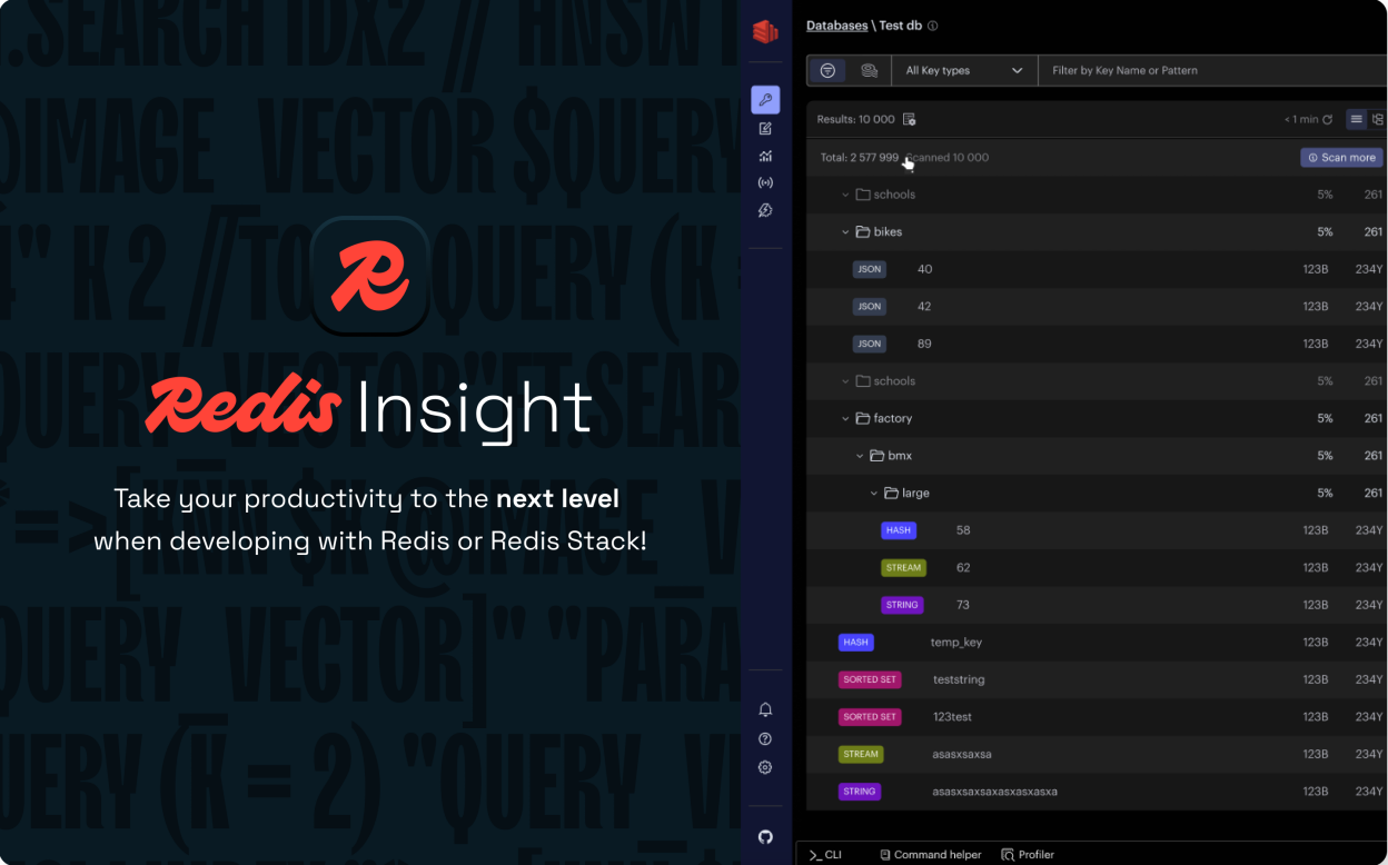 Redis Insight screenshot