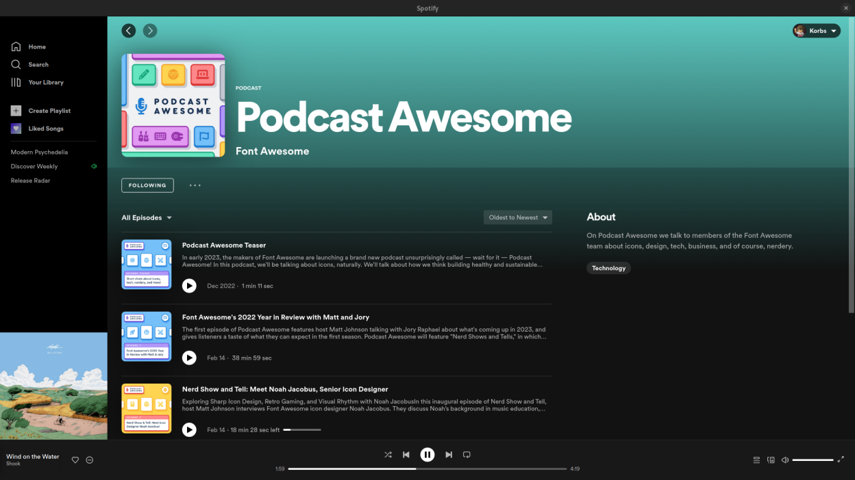 Spotify screenshot 3