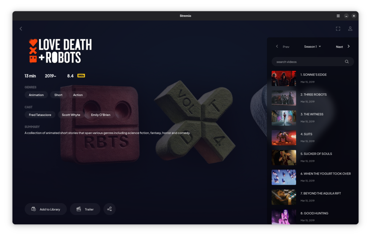 Stremio screenshot 2