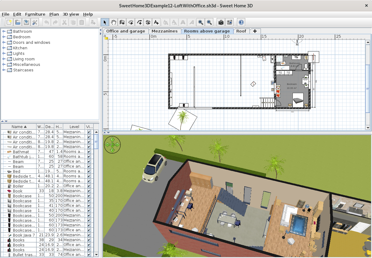 Установить «Sweet Home 3D» на Linux | Flathub