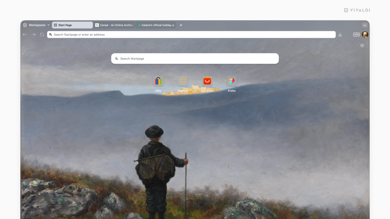 Vivaldi screenshot 2