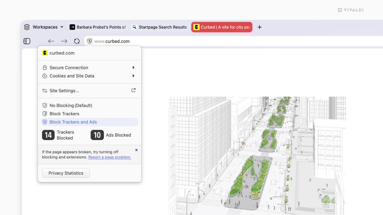 Vivaldi screenshot 3