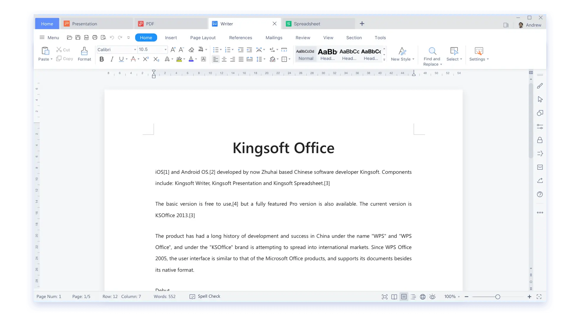 Установить «WPS Office» на Linux | Flathub