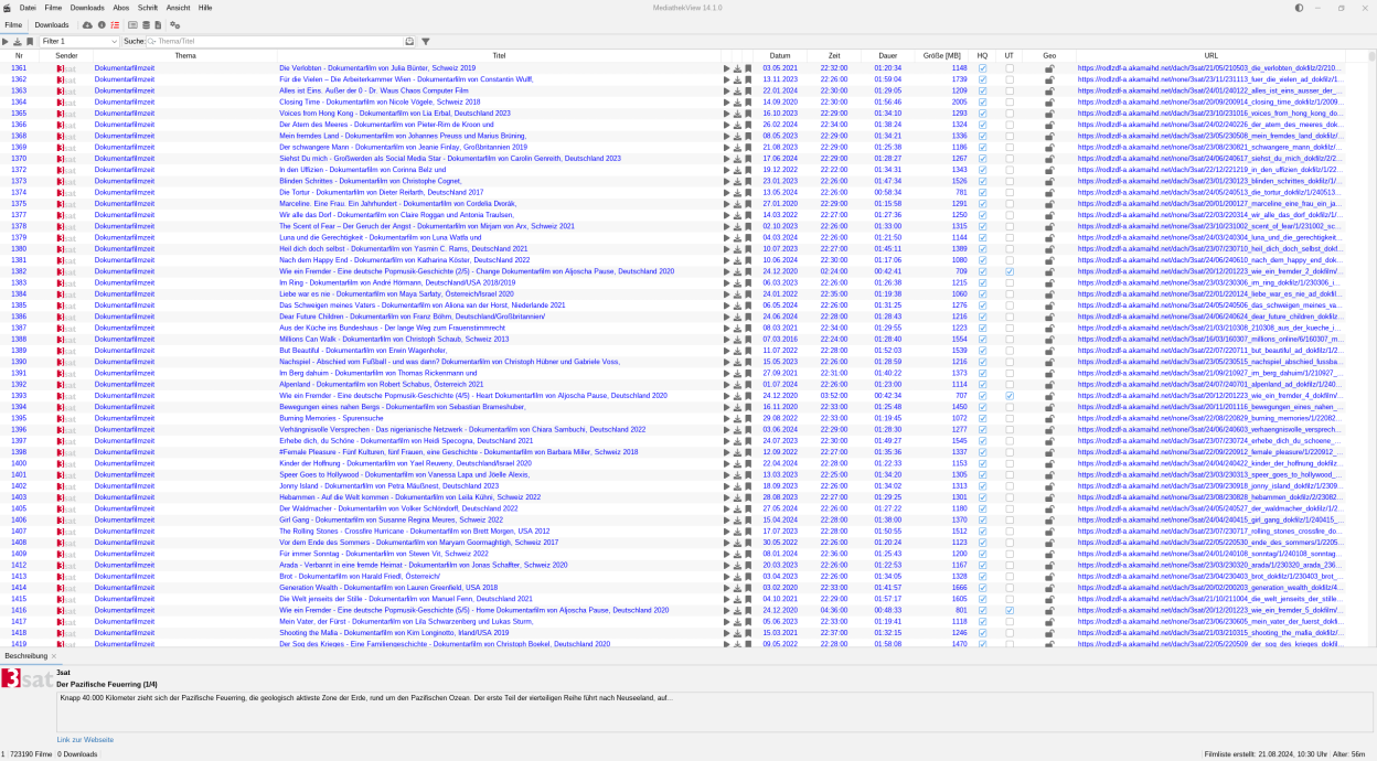 MediathekView screenshot 1