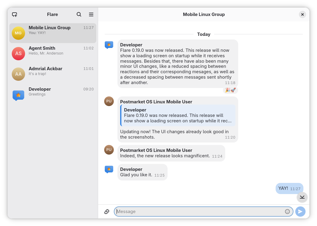 Overview of the application