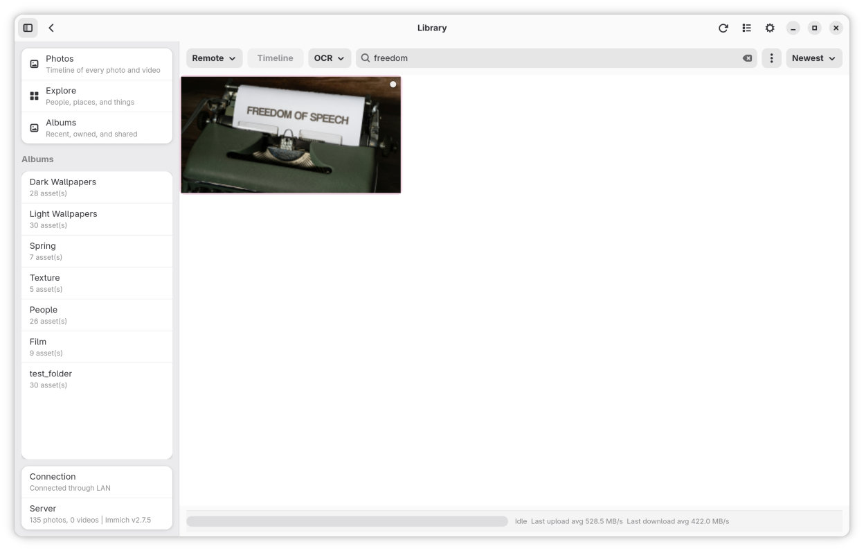 OCR search for text inside images