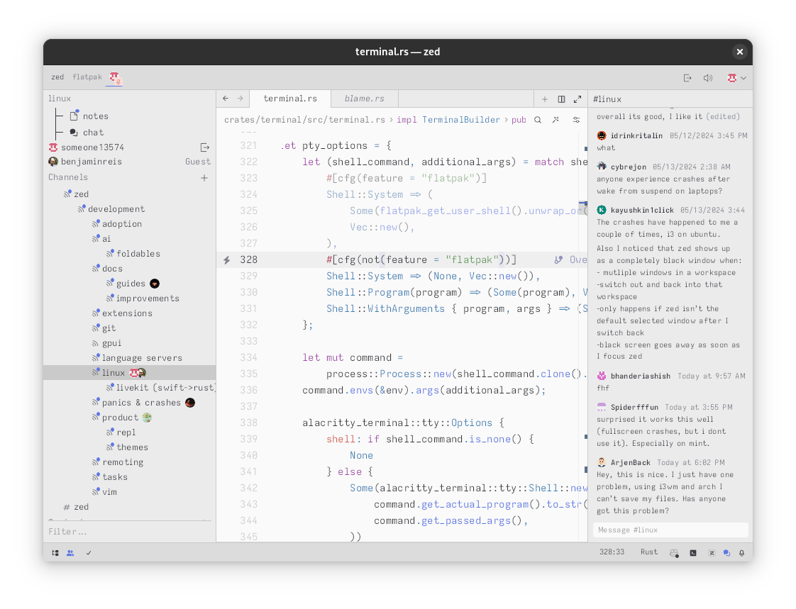 Install Zed Preview on Linux | Flathub