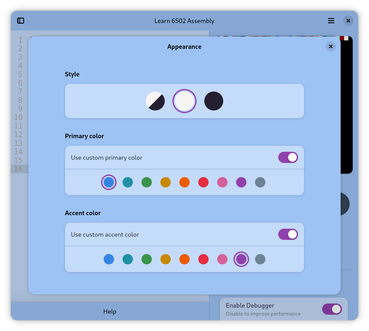 Install Learn 6502 Assembly on Linux | Flathub