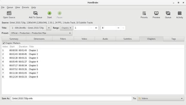 HandBrake screenshot 5