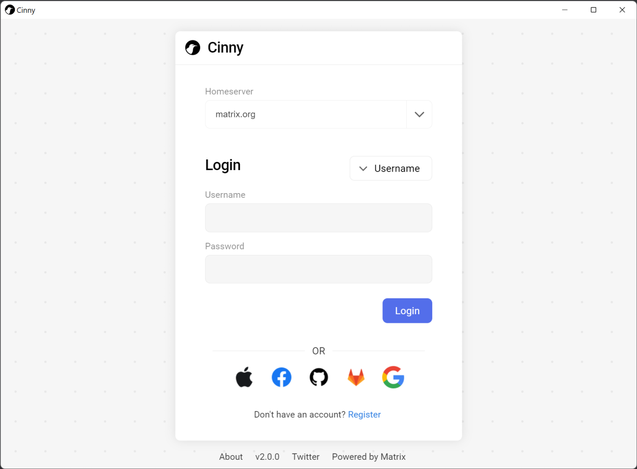 Cinny screenshot 1