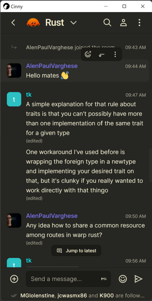 Cinny screenshot 3