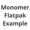 Лагатып Monomer Flatpak Example