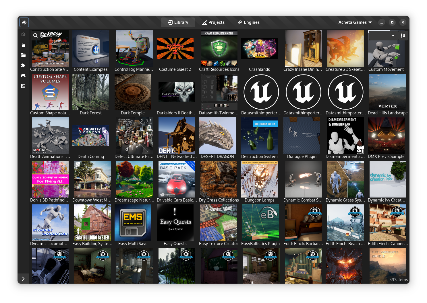 Screenshot 1 of Epic Asset Manager