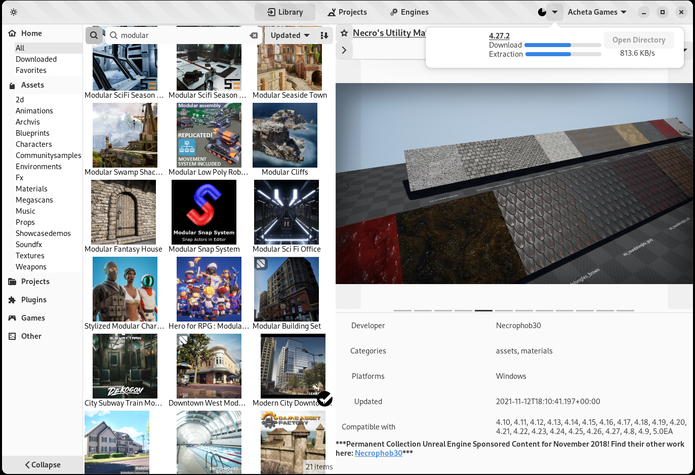 Screenshot 3 of Epic Asset Manager