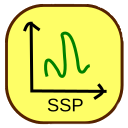 Sovelluksen SSPlot logo